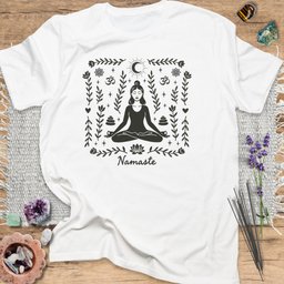 Namaste Yoga T Shirt Gift For Yoga Lover