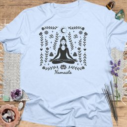 Namaste Yoga T Shirt Gift For Yoga Lover