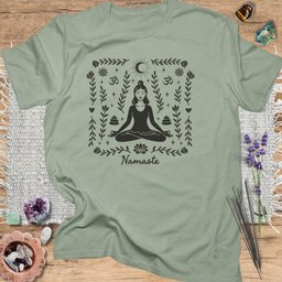 Namaste Yoga T Shirt Gift For Yoga Lover