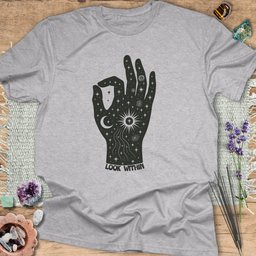 Look Within T Shirt Gift For Yoga Lover