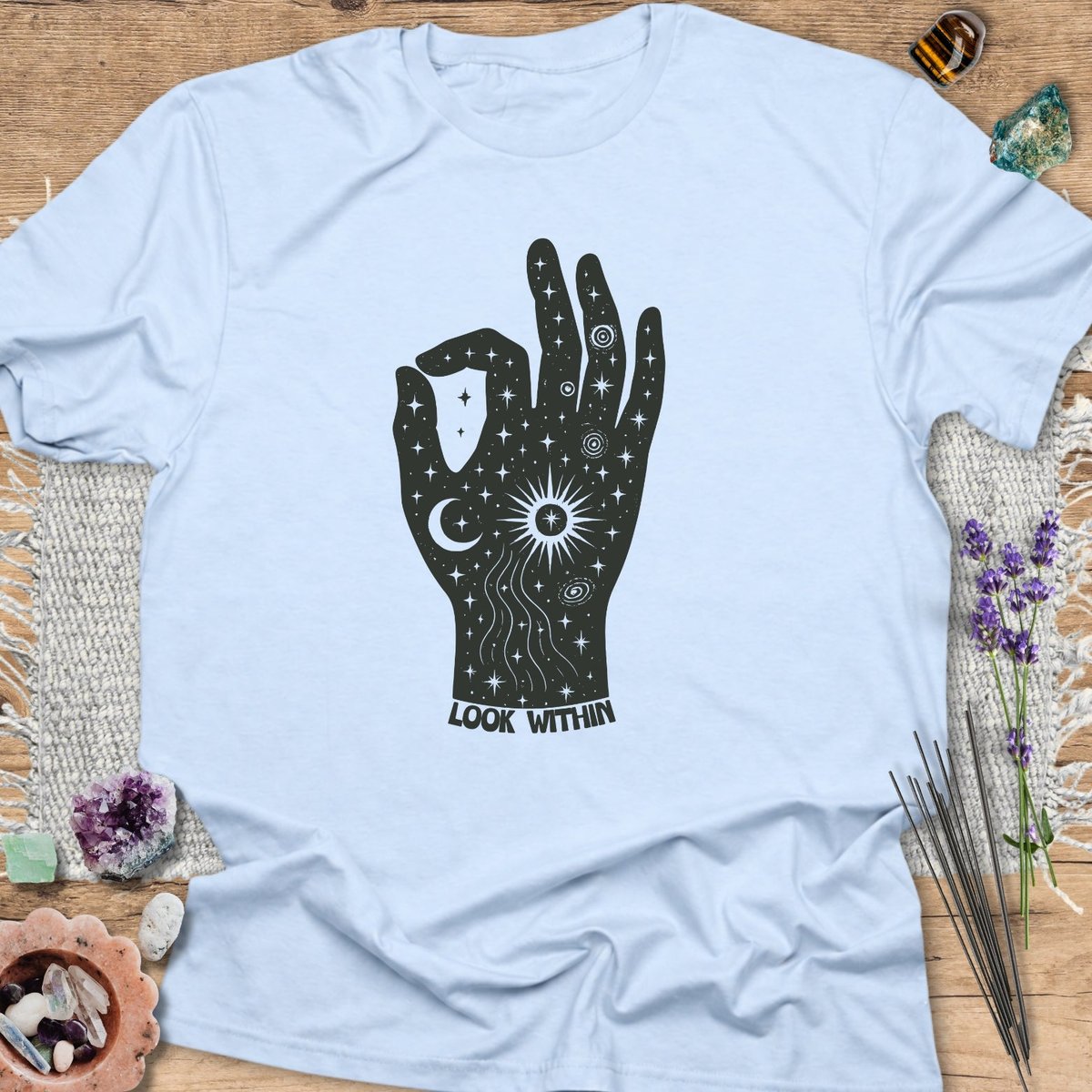 Look Within T Shirt Gift For Yoga Lover