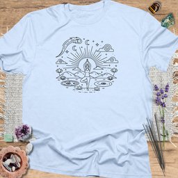 Mystic Meditation T Shirt Gift For Yoga Lover