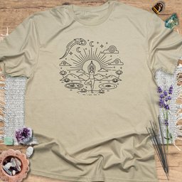 Mystic Meditation T Shirt Gift For Yoga Lover