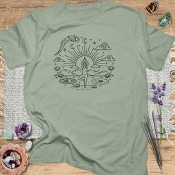 Mystic Meditation T Shirt Gift For Yoga Lover
