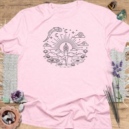 Mystic Meditation T Shirt Gift For Yoga Lover