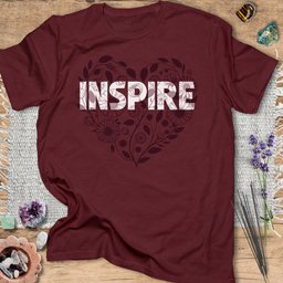 Inspire T Shirt Gift For Yoga Lover