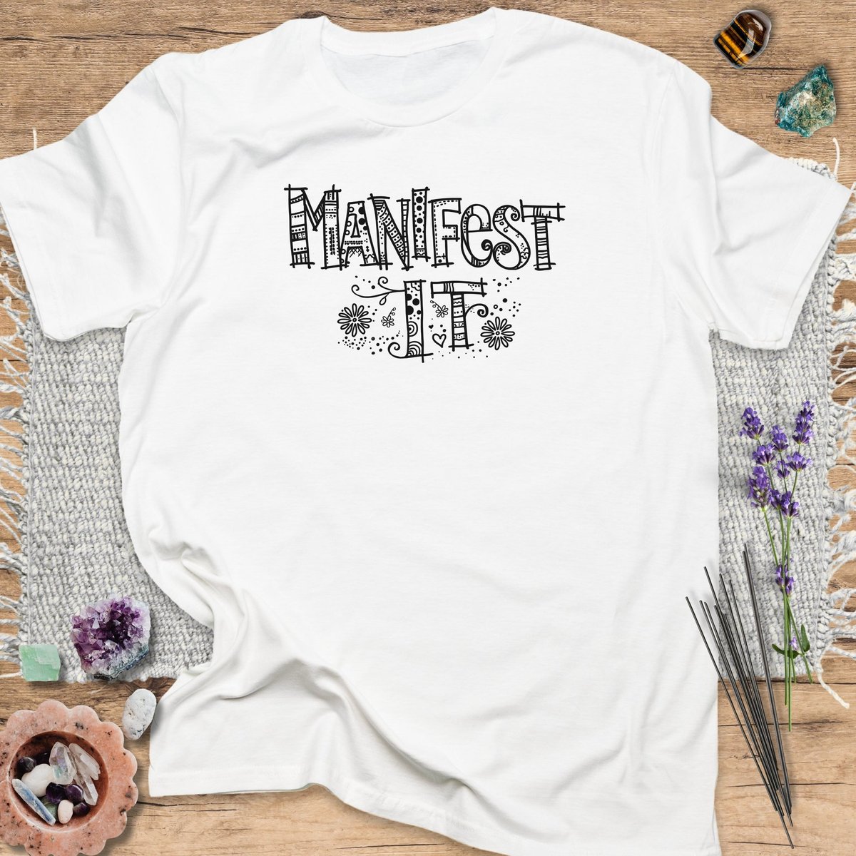 Manifest IT T Shirt Gift For Yoga Lover