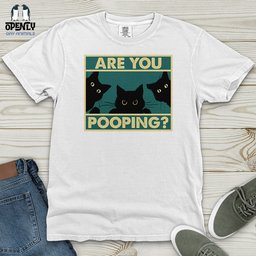 Are You Pooping Heavy Cotton Comfort Colors Tee Gift For Animal Lover
