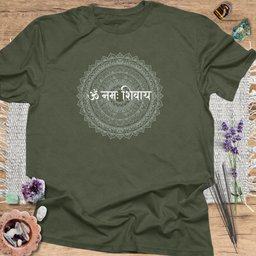 Om Namah Shivaya Mandala T Shirt Gift For Yoga Lover