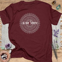 Om Namah Shivaya Mandala T Shirt Gift For Yoga Lover