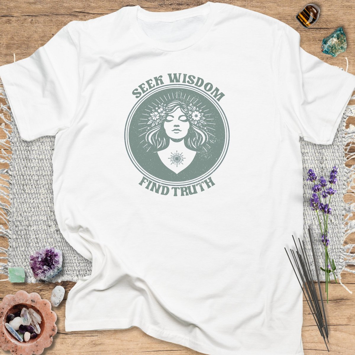 Seek Wisdom Find Truth T Shirt Gift For Yoga Lover