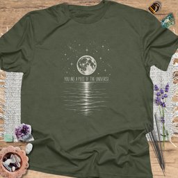 You Are A Piece Of The Universe T Shirt Gift For Yoga Lover