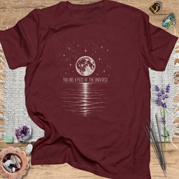 You Are A Piece Of The Universe T Shirt Gift For Yoga Lover