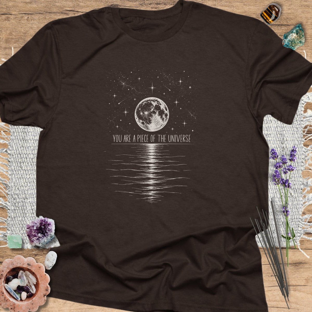 You Are A Piece Of The Universe T Shirt Gift For Yoga Lover