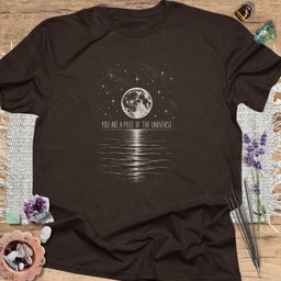 You Are A Piece Of The Universe T Shirt Gift For Yoga Lover