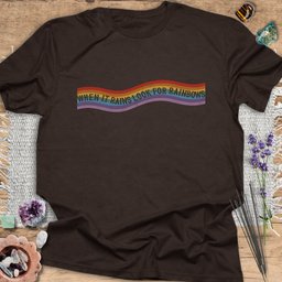 When IT Rains Look For Rainbows T Shirt Gift For Yoga Lover