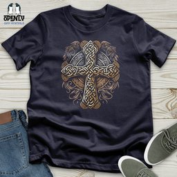 Ancient Celtic Cross Unisex T Shirt Gift For Animal Lover