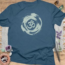 Om Brushstroke T Shirt Gift For Yoga Lover