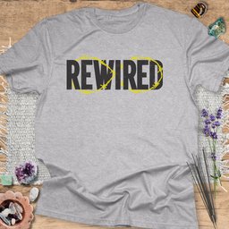 Rewired T Shirt Gift For Yoga Lover