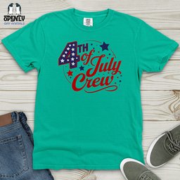 4th Of July Crew Heavy Cotton Comfort Colors Tee Gift For Animal Lover