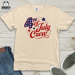 4th Of July Crew Heavy Cotton Comfort Colors Tee Gift For Animal Lover
