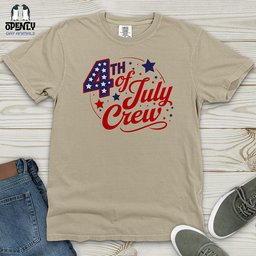 4th Of July Crew Heavy Cotton Comfort Colors Tee Gift For Animal Lover