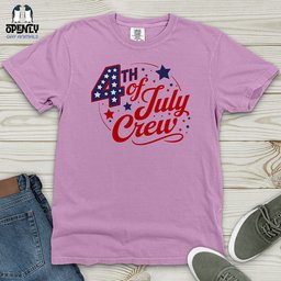 4th Of July Crew Heavy Cotton Comfort Colors Tee Gift For Animal Lover