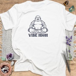 Vibe High T Shirt Gift For Yoga Lover