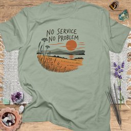 No Service No Problem T Shirt Gift For Yoga Lover