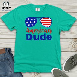 American Dude Heavy Cotton Comfort Colors Tee Gift For Animal Lover
