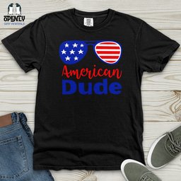 American Dude Heavy Cotton Comfort Colors Tee Gift For Animal Lover