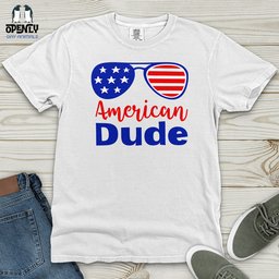 American Dude Heavy Cotton Comfort Colors Tee Gift For Animal Lover