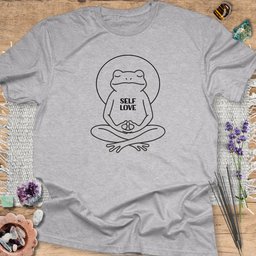 Self Love Frog T Shirt Gift For Yoga Lover