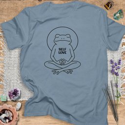 Self Love Frog T Shirt Gift For Yoga Lover