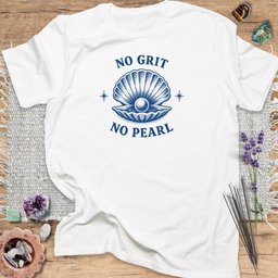 No Grit No Pearl T Shirt Gift For Yoga Lover