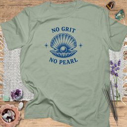 No Grit No Pearl T Shirt Gift For Yoga Lover