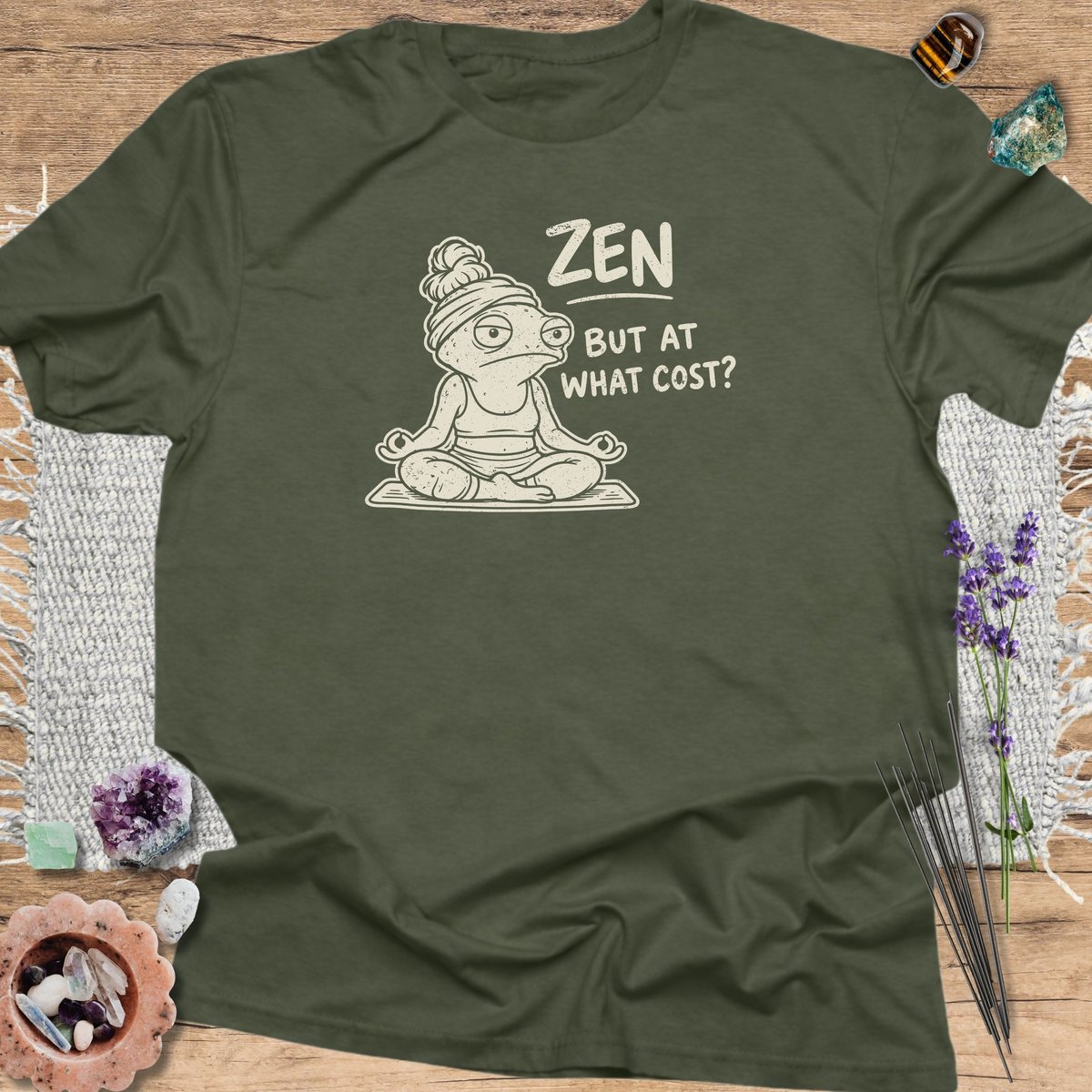 Zen But At What Cost T Shirt Gift For Yoga Lover