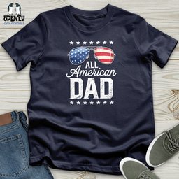 All American Dad Softstyle Tee Gift For Dad