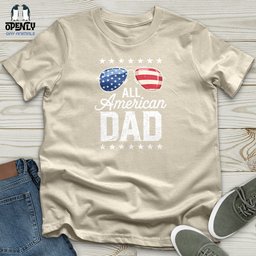 All American Dad Softstyle Tee Gift For Dad