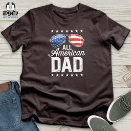 All American Dad Softstyle Tee Gift For Dad