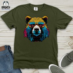 Bear Ballin Heavy Cotton Comfort Colors Tee Gift For Animal Lover