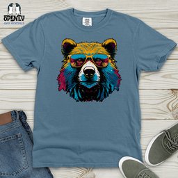 Bear Ballin Heavy Cotton Comfort Colors Tee Gift For Animal Lover