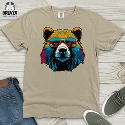 Bear Ballin Heavy Cotton Comfort Colors Tee Gift For Animal Lover