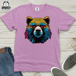 Bear Ballin Heavy Cotton Comfort Colors Tee Gift For Animal Lover