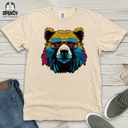 Bear Ballin Heavy Cotton Comfort Colors Tee Gift For Animal Lover