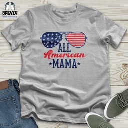 All America Mama Unisex T Shirt Gift For Mom