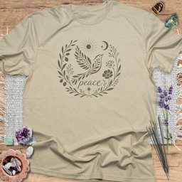 Peace Dove T Shirt Gift For Yoga Lover