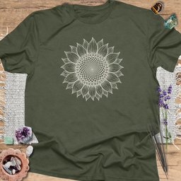 Sunflower T Shirt Gift For Yoga Lover