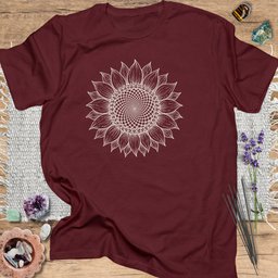 Sunflower T Shirt Gift For Yoga Lover