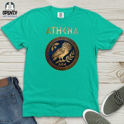 Athenian Owl Heavy Cotton Comfort Colors Tee Gift For Animal Lover